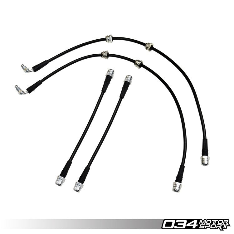 STAINLESS STEEL BRAIDED BRAKE LINE KIT, 8J/8P AUDI TT RS & RS3 – AM Tuning  Canada