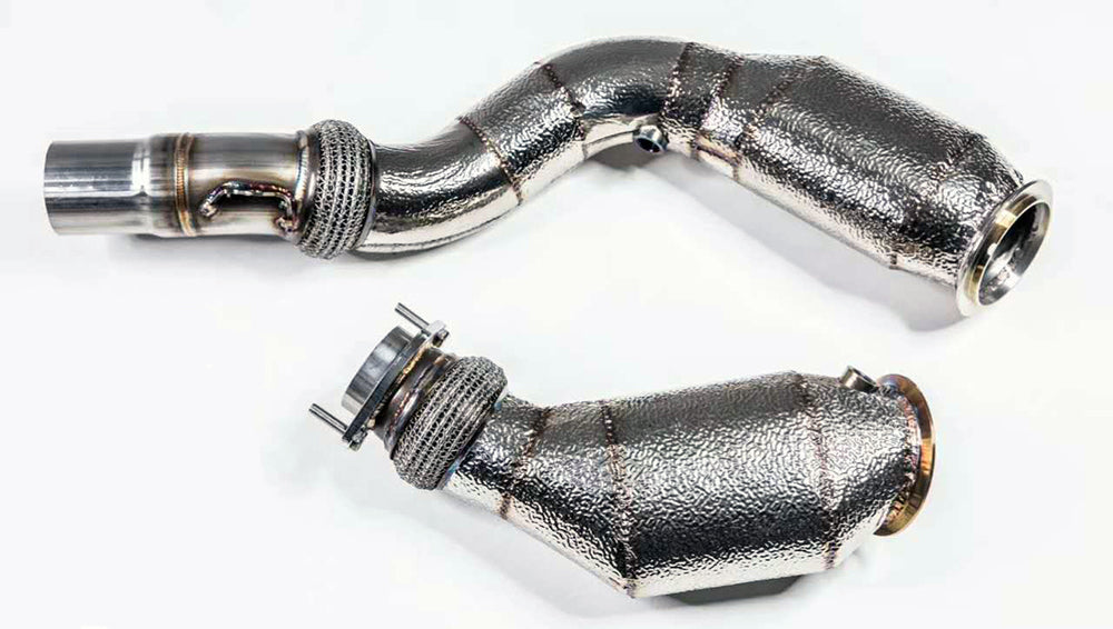 Racing Dynamics Catted downpipes for BMW M3 F80-M4 F82-F83 & M2C F87 with S55 motor