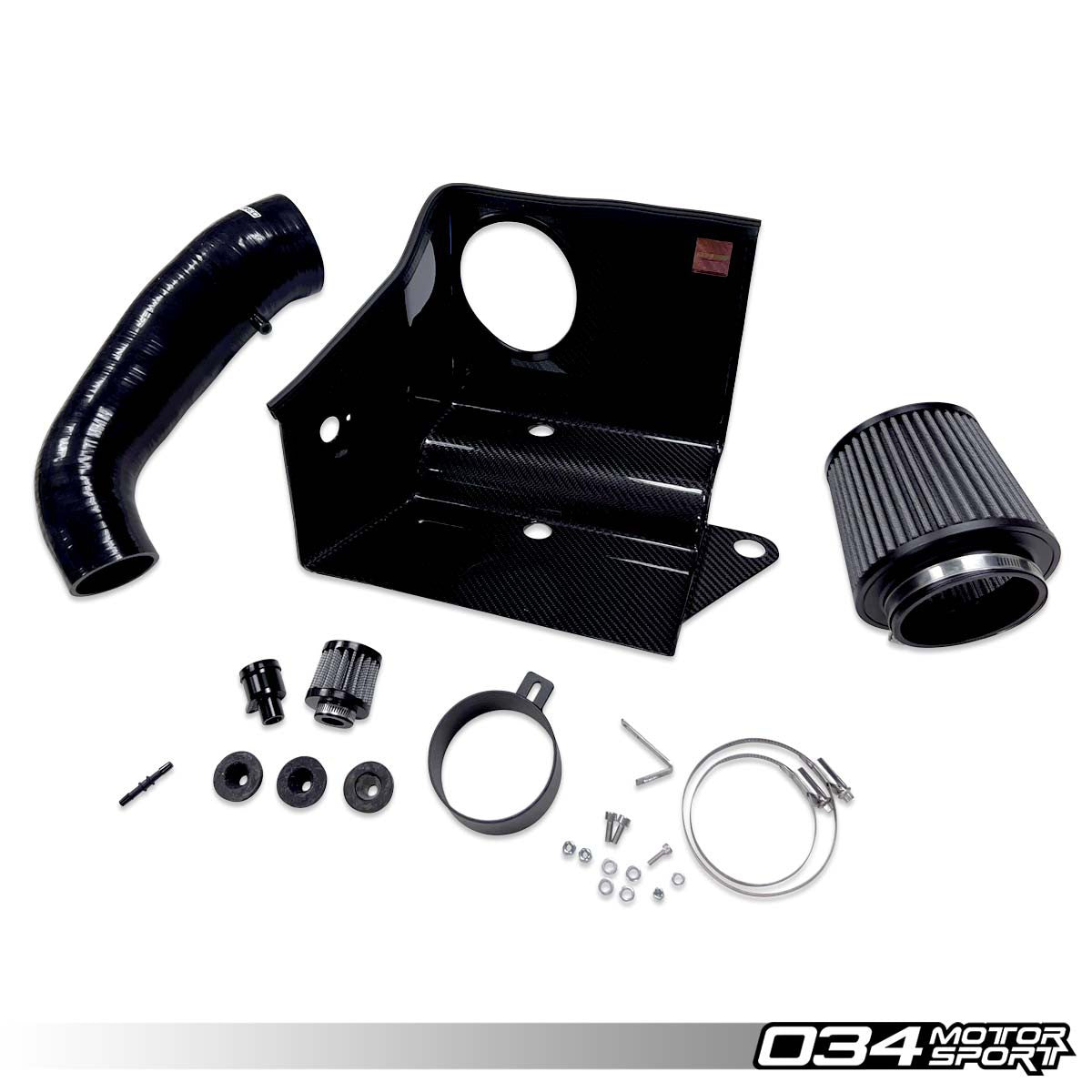 034 Motorsport S34 Carbon Fiber Intake, 8V-8V.5 Audi A3-S3-TT-TTS, Mk7-7.5 Vw Golf-GTI-R & Mk7 Vw Gli, 1.8T-2.0T Gen 3