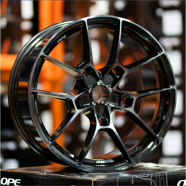 OPE-FF06 19x8.5 5x120 Diamond Tint Black Cone-64.1 +35
