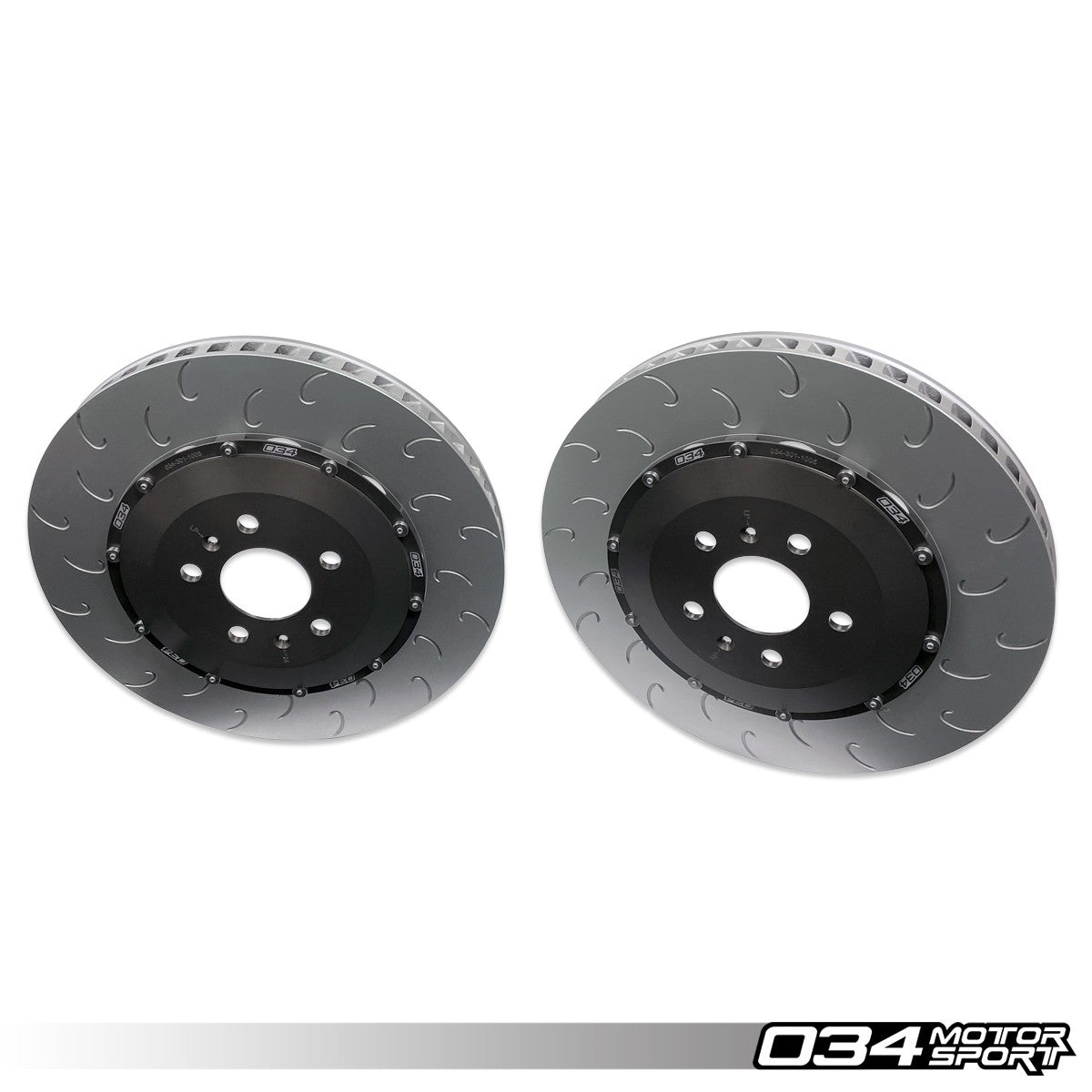 034 Motorsport 2-Piece Floating Rear Brake Rotor Upgrade Kit, Gen 1 & Gen 1.5 R8