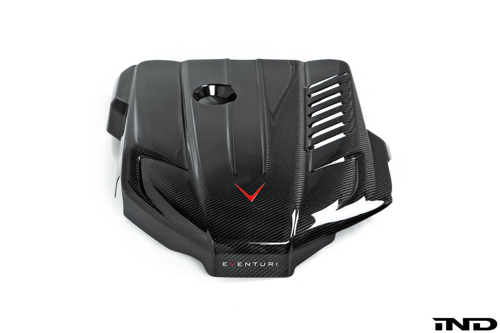 Eventuri Toyota A90 Supra B58 Black Carbon Engine Cover
