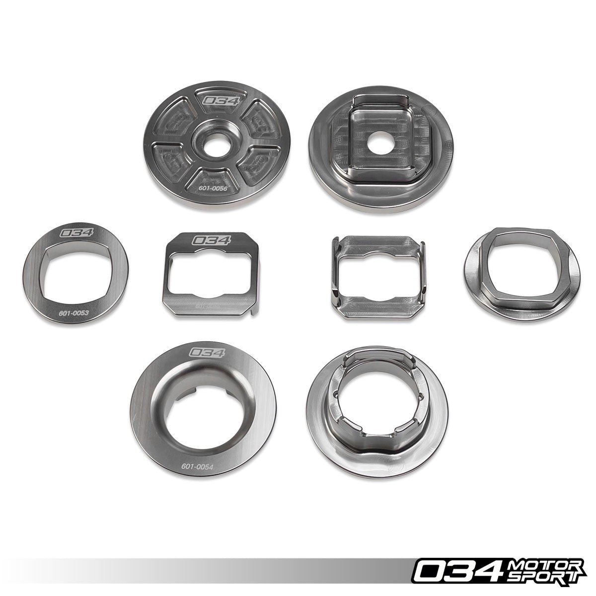 034 Motorsport Billet Aluminum Rear Subframe Insert Kit, BMW F2X-F3X Chassis