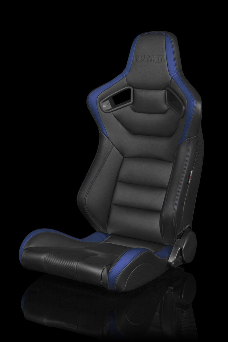 Braum - ELITE SERIES RACING SEATS (BLACK & BLUE) – PAIR