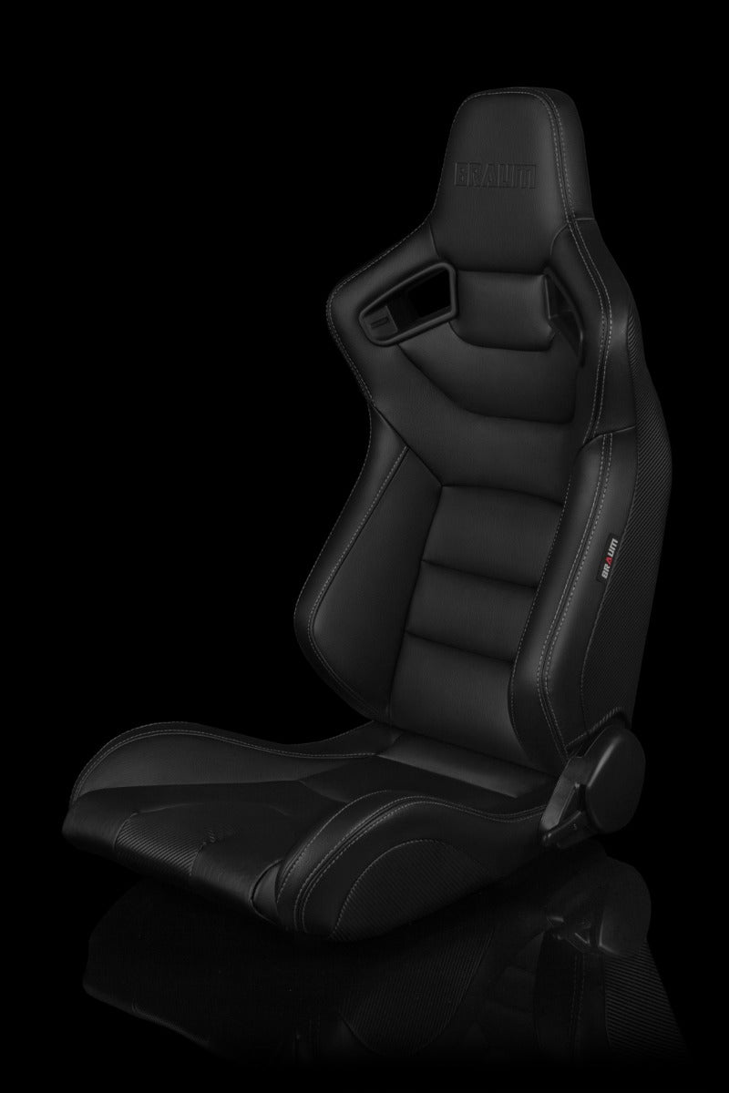 Braum - ELITE SERIES RACING SEATS (WHITE STITCHING) – PAIR