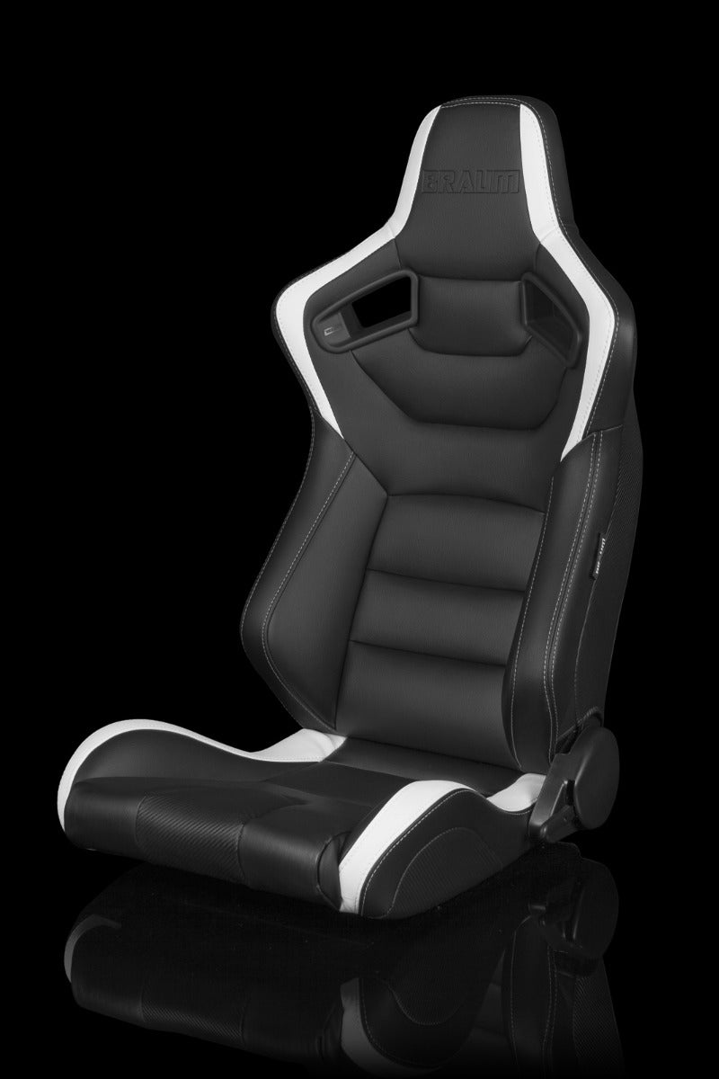 Braum - ELITE SERIES RACING SEATS (BLACK & WHITE) – PAIR