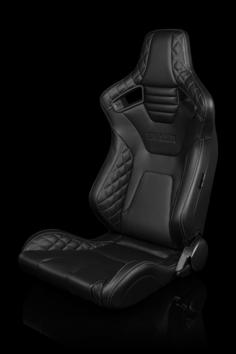 Braum - ELITE-X SERIES RACING SEATS ( DIAMOND ED. | GREY STITCHING ) – PAIR