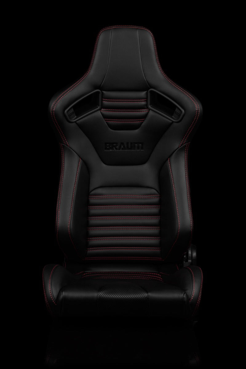Braum Racing Braum - Elite-X SERIES RACING SEATS (DIAMOND RED STITCHING) – PAIR – AM ...