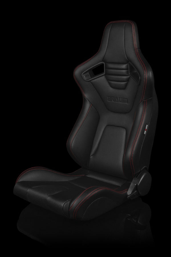 Braum - Elite-X SERIES RACING SEATS (DIAMOND RED STITCHING) – PAIR – AM ...