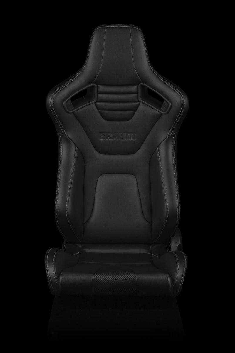 Braum - ELITE-X SERIES RACING SEATS (WHITE STITCHING) – PAIR