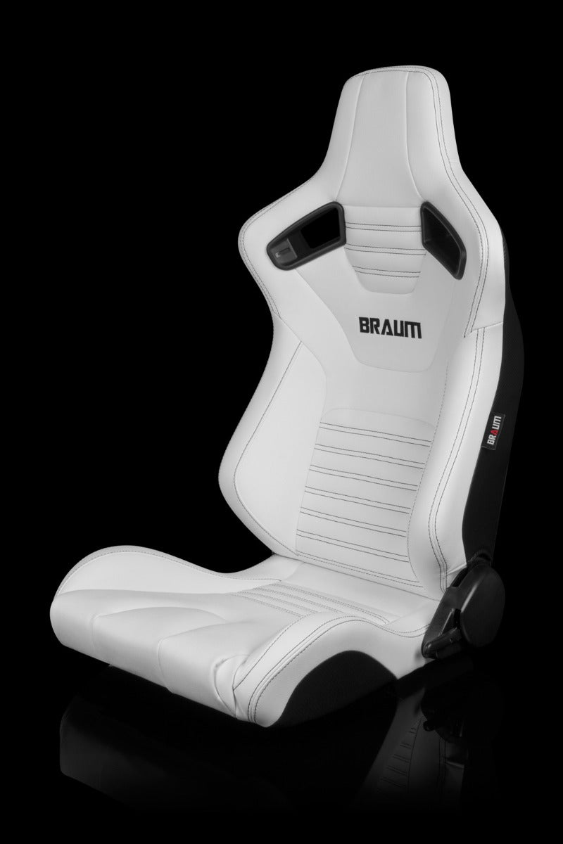 Braum - ELITE-X SERIES RACING SEATS (WHITE LEATHERETTE) – PAIR
