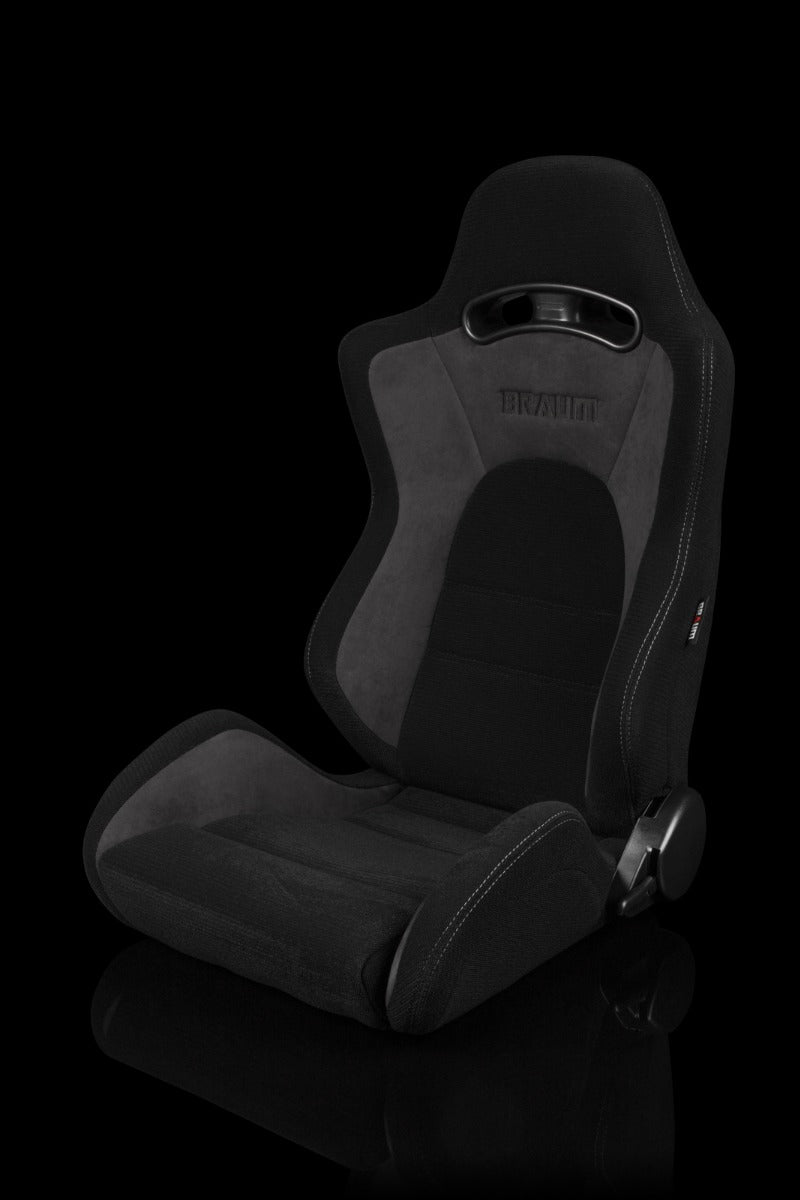 Braum - S8 SERIES RACING SEATS (GRAY & BLACK) – PAIR