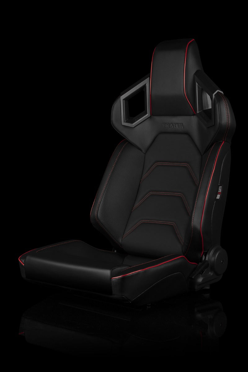 Braum - ALPHA-X SERIES RACING SEATS (RED STITCHING | LOW BASE VERSION) – PAIR
