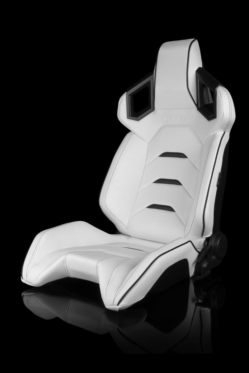Braum - ALPHA-X SERIES RACING SEATS (WHITE & BLACK) – PAIR