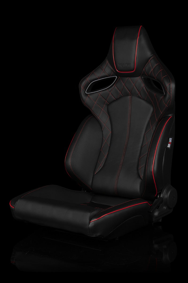Braum - ORUE SERIES RACING SEATS (DIAMOND ED. | RED STITCHING) – PAIR