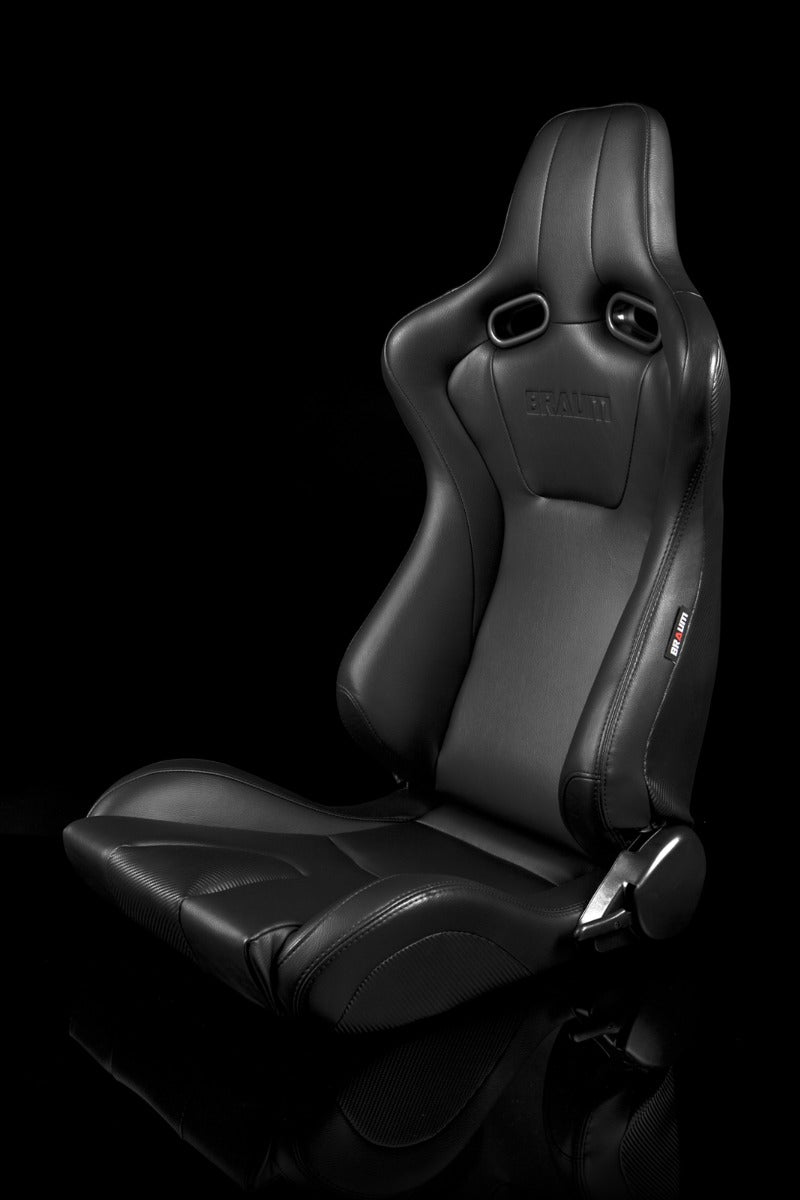 Braum - VENOM SERIES RACING SEATS (BLACK LEATHERETTE) – PAIR