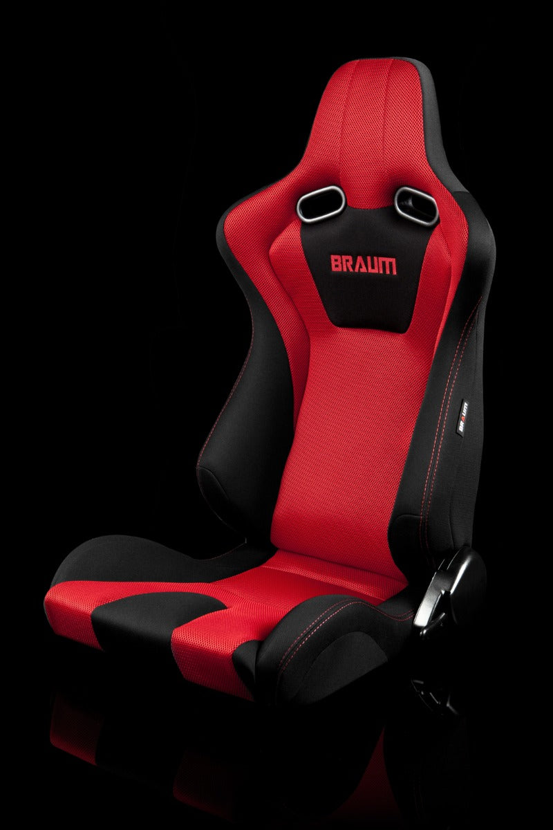 Braum - VENOM SERIES RACING SEATS (BLACK & RED) – PAIR