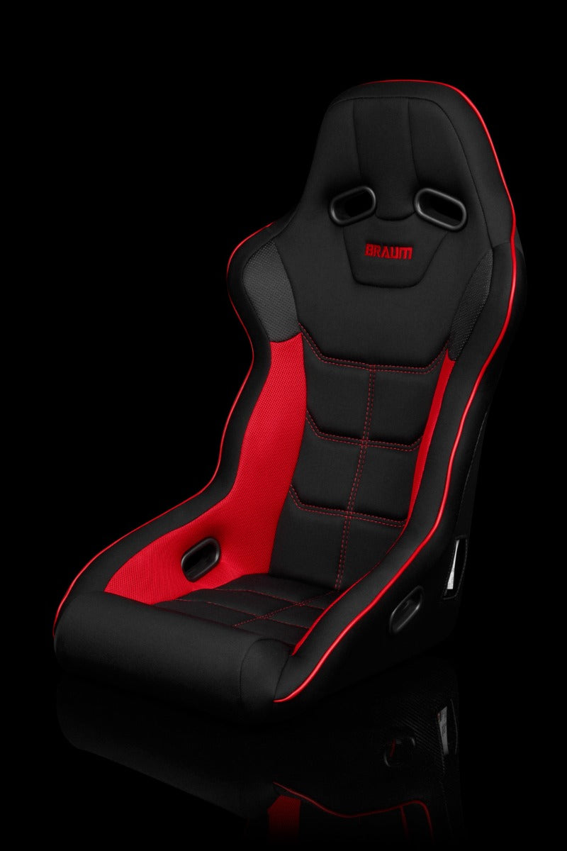 Braum - FALCON X SERIES FIA APPROVED FIXED BACK RACING SEAT (BLACK & RED) - EACH