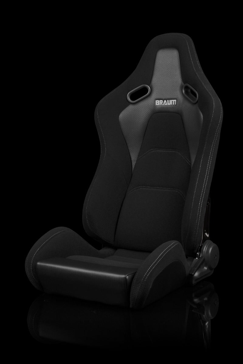 Braum - FALCON-S SERIES RECLINABLE COMPOSITE SEATS (BLACK CLOTH) – PAIR