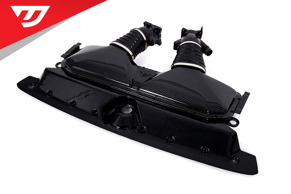 UNITRONIC CARBON FIBER INTAKE & TURBO INLETS FOR C8 RS 6-RS 7 GLOSS CARBON (UH031-INA)