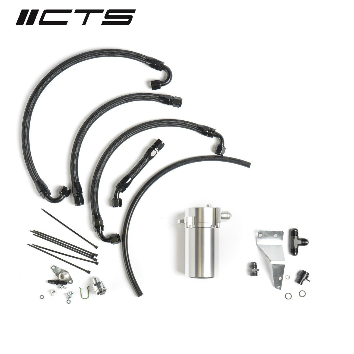 CTS TURBO MK5 FSI CATCH CAN KIT FOR BILLET VALVE COVER