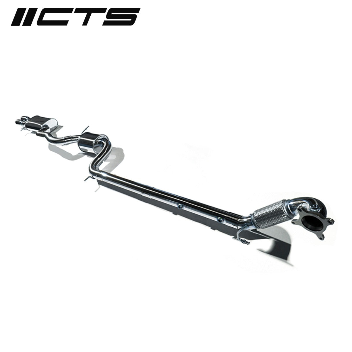 CTS TURBO VW MK6 JETTA 2.0TSI GEN1 3″ TURBO-BACK EXHAUST WITH HIGH-FLOW CAT