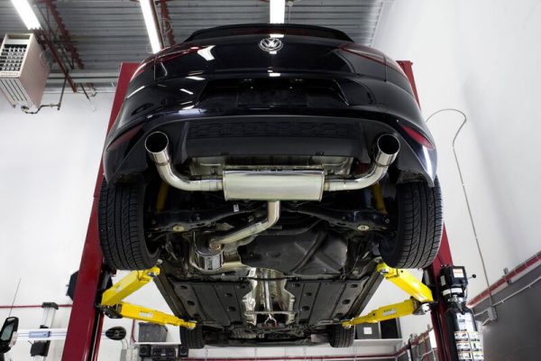 CTS TURBO VW MK7.5 GTI 3″ TURBO BACK EXHAUST HIGH-FLOW CAT