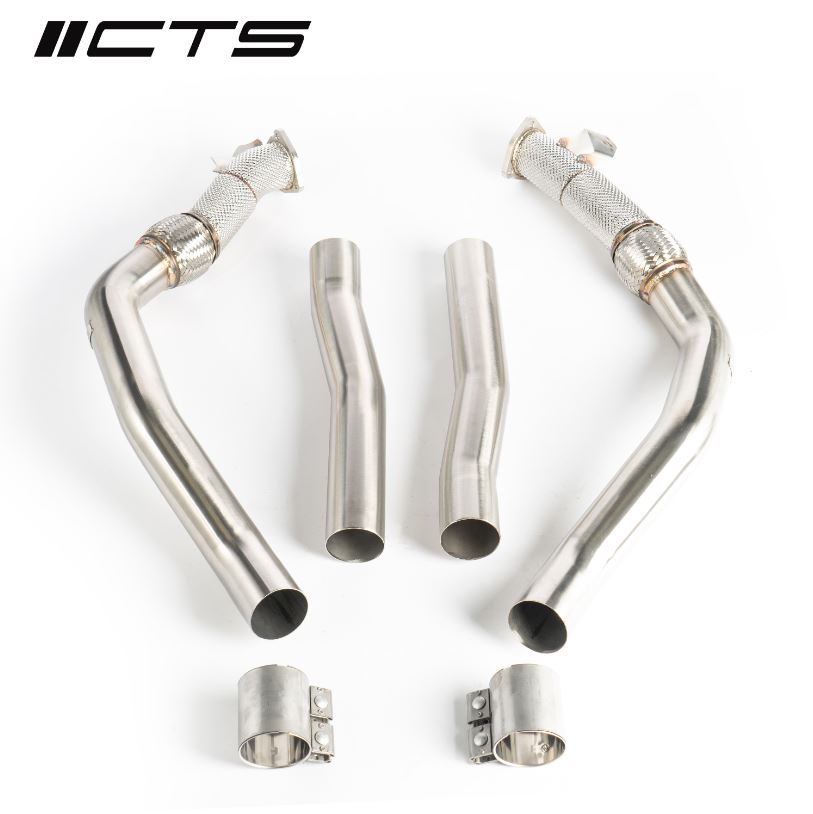 CTS TURBO C8 AUDI RS6-RS7 4.0T MID PIPES-RESONATOR DELETE