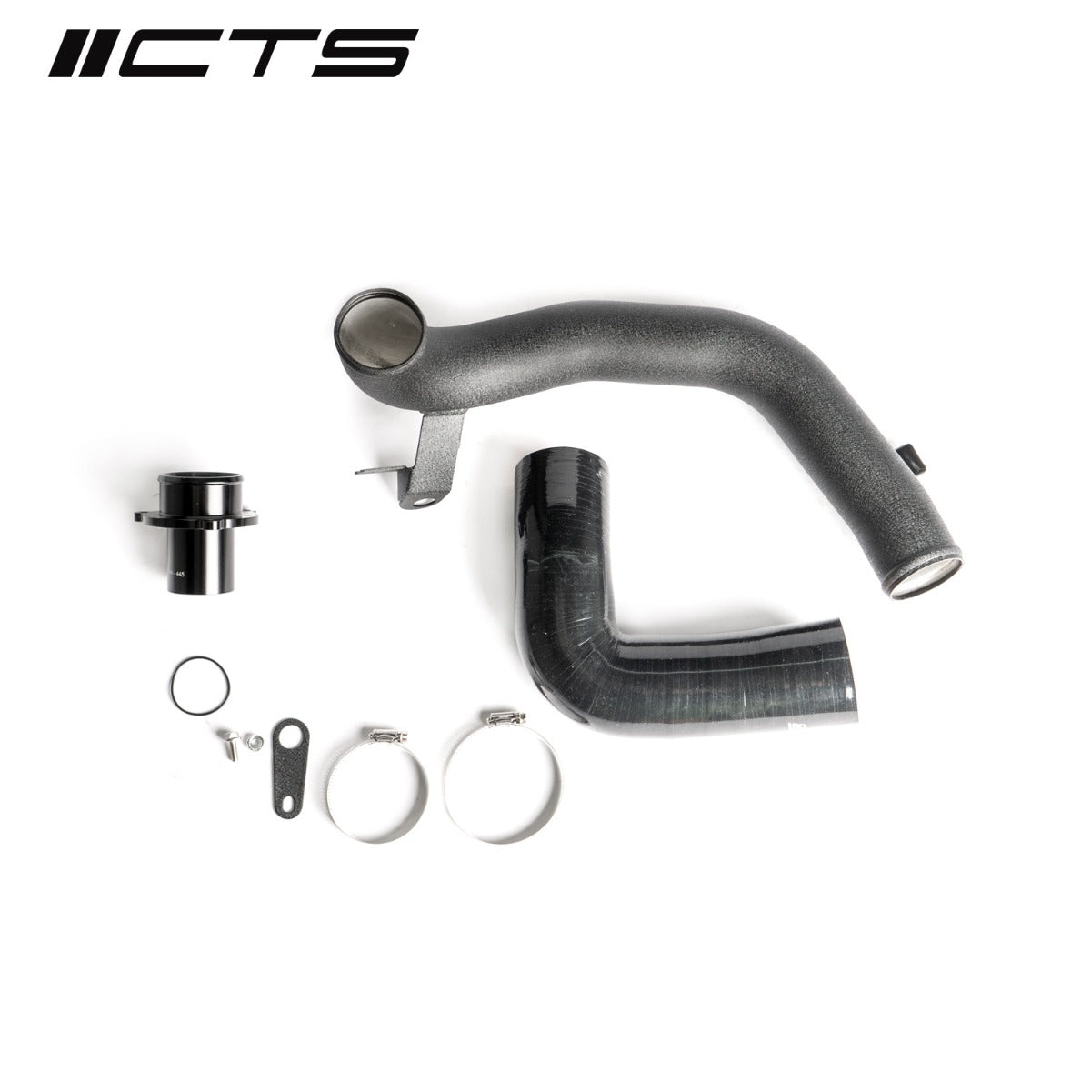 CTS TURBO MQB 2.5″ TURBO OUTLET PIPE FOR USE WITH BOSS KITS-HYBRID TURBOS