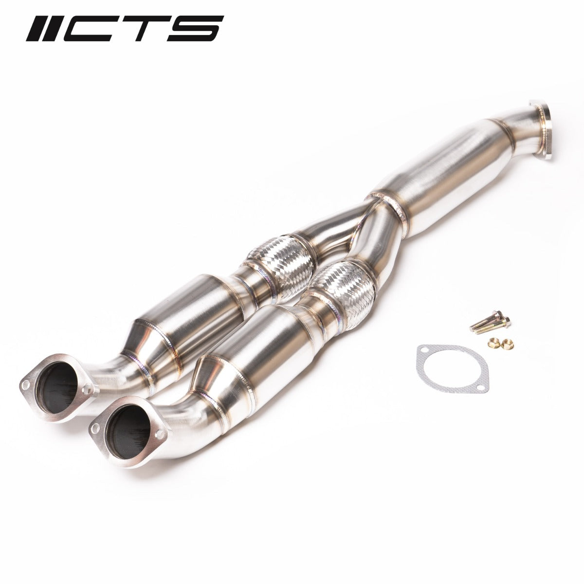 CTS TURBO NISSAN R35 GT-R RESONATED Y-PIPE-MID-PIPE HIGH-FLOW CAT