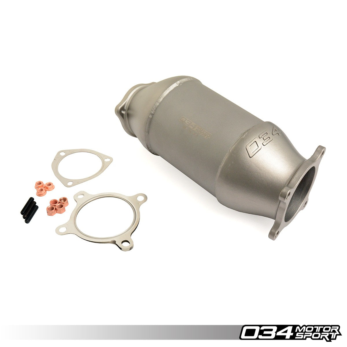 034 Motorsport Cast Stainless Steel Racing Catalyst, B9 Audi A4-A5 & Allroad 2.0 TFSI