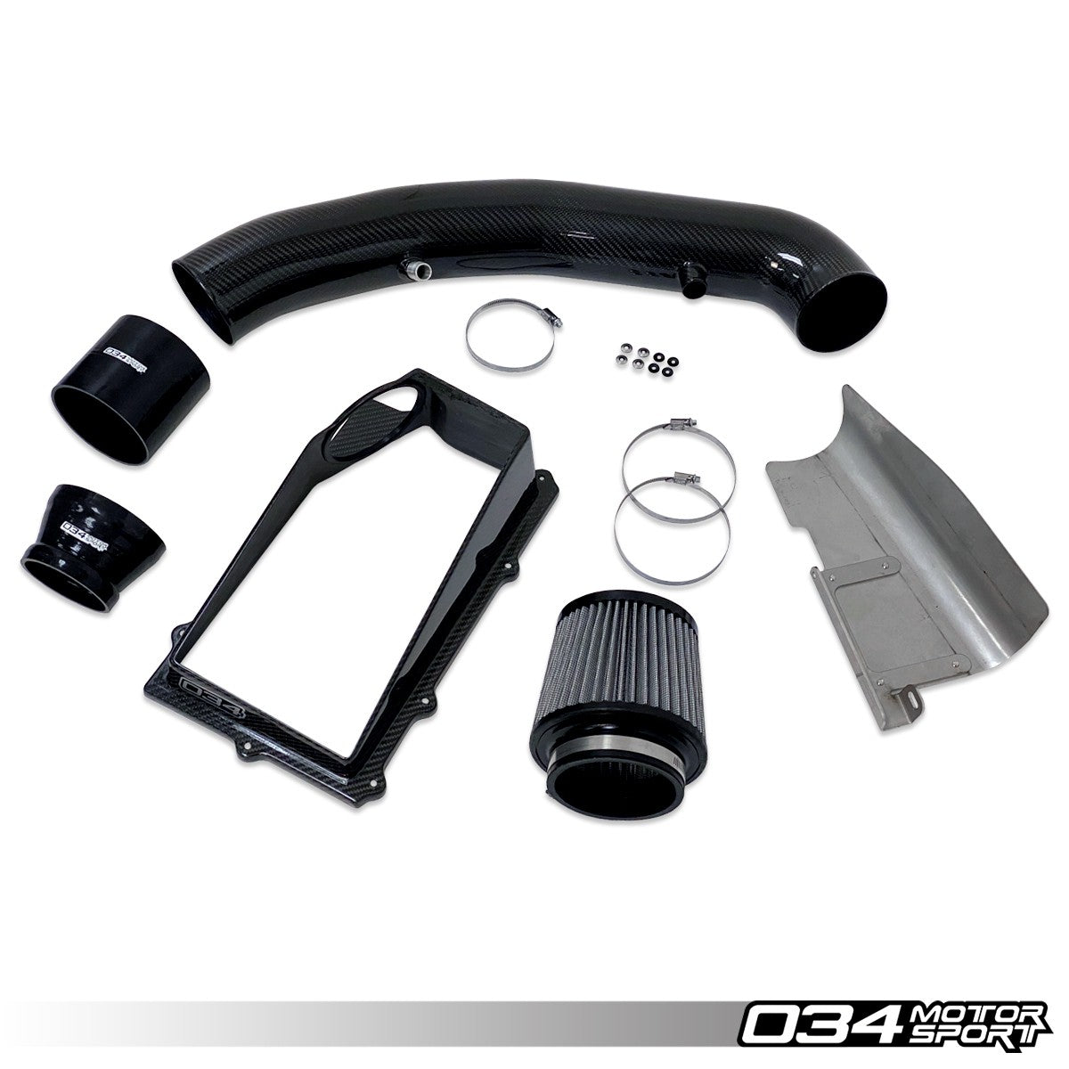 034 Motorsport X34 4" Carbon Fiber Open-Top Cold Air Intake System Audi TTRS & RS3 2.5 TFSI EVO
