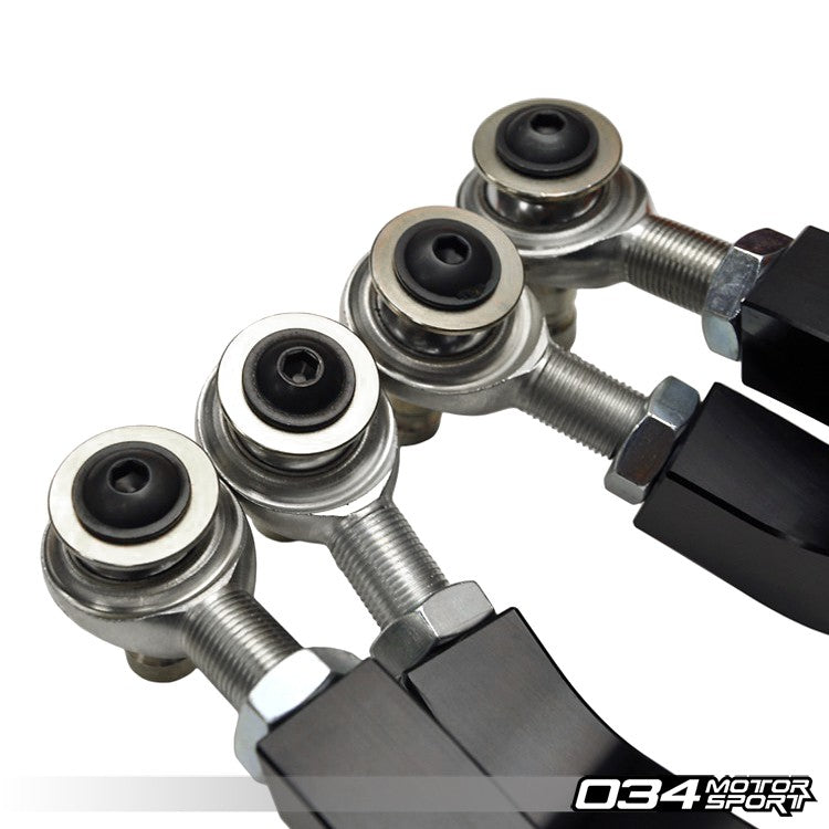 034 Motorsport Density Line Adjustable Upper Control Arm Kit, Camber Correcting, B8 Audi A4-S4-RS4, A5-S5-RS5, Q5-SQ5