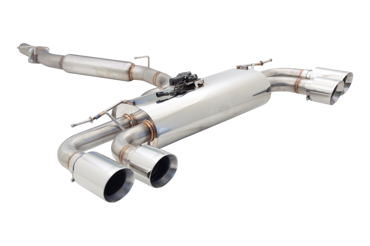 XForce - 3" Catback Exhaust - Valved Varex Muffler with Smart Box - MK7.5 GOLF R MQB