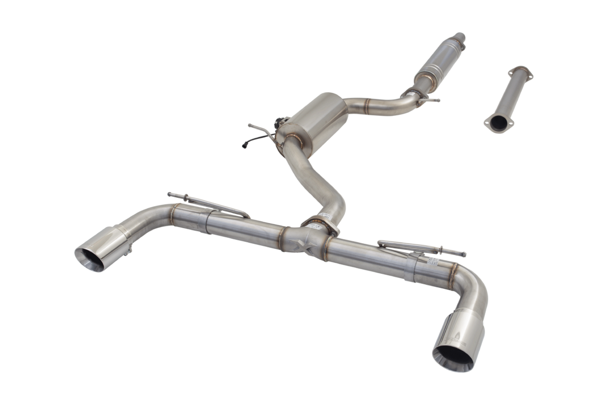 XForce 3" 304 Stainless Steel Cat-Back Exhaust System With Varex Muffler - MK8 GTI