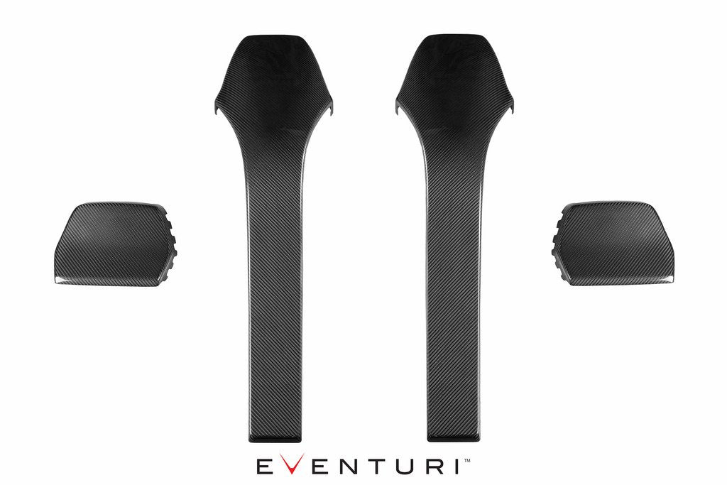Eventuri BMW F80 M3 - F82 M4 Black Carbon Seat Back Cover Set