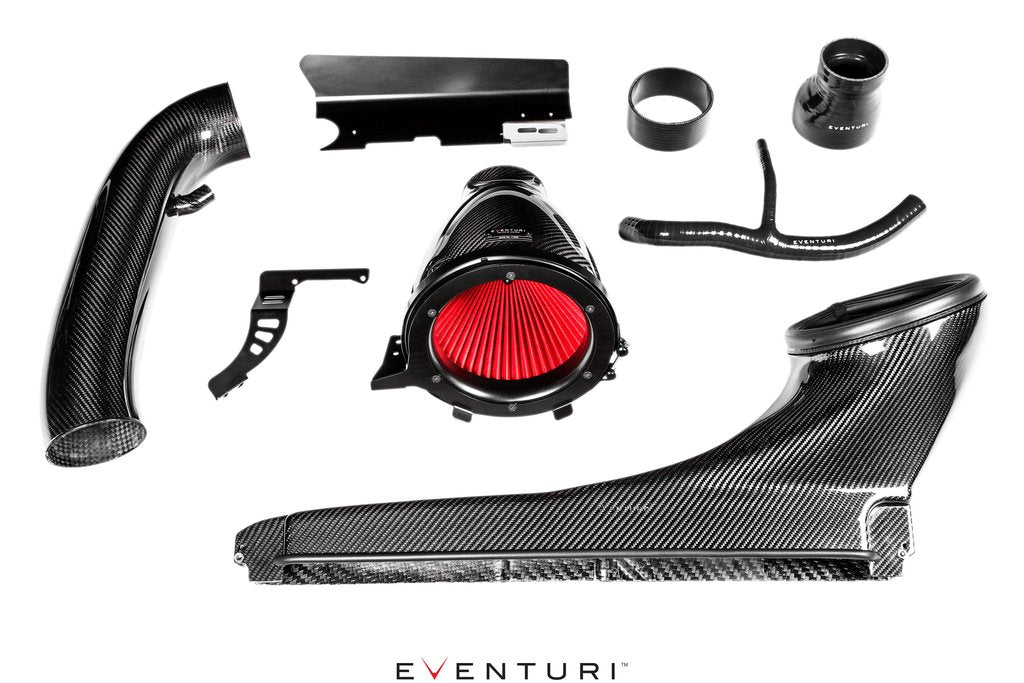 Eventuri Audi 8V Gen 2 RS3 - 8S TTRS Black Carbon Stage 3 Intake System - DAZA - DWNA