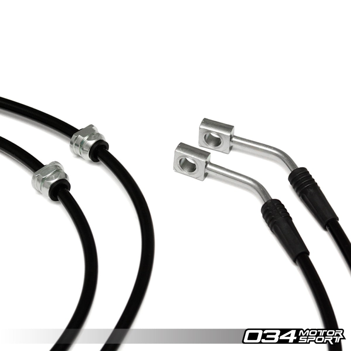 034 Motorsport Stainless Steel Braided Brake Line Kit, 8V Audi A3-S3 & MK7 MK7.5 Volkswagen Golf R