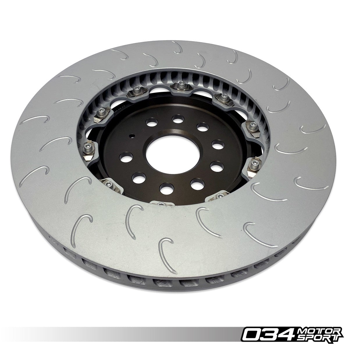 034 Motorsport 2-Piece Floating Front Brake Rotor Upgrade Kit For Audi 8V-8V.5 S3 And Vw Mk7-7.5 GTI-R
