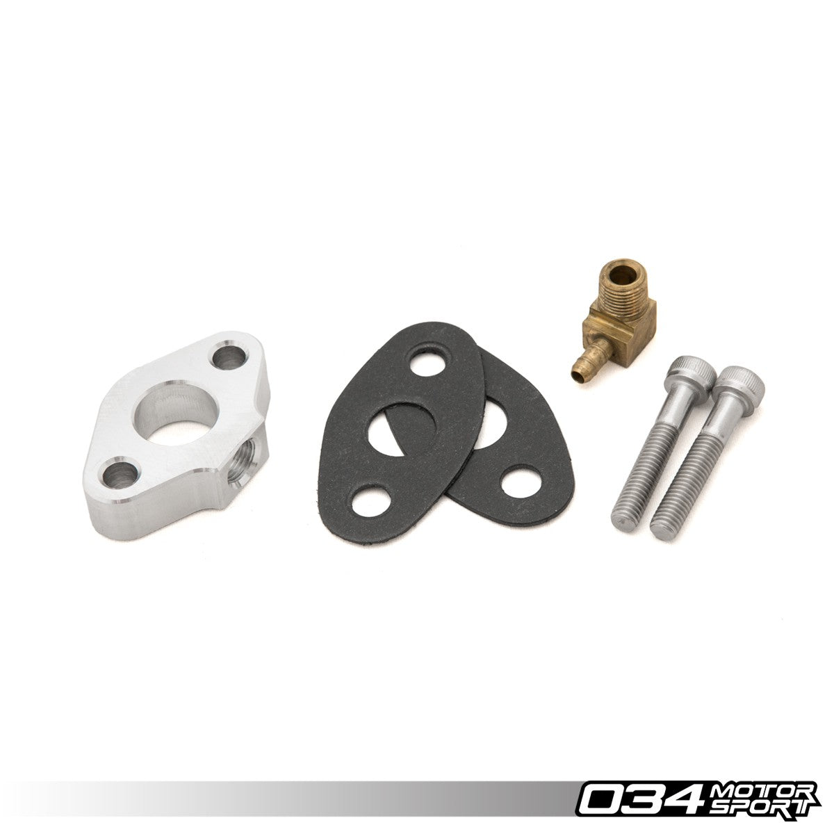 034 Motorsport Flange, Catch Can Oil Drain Flange Adapter, 1.8T & 2.0T Fsi