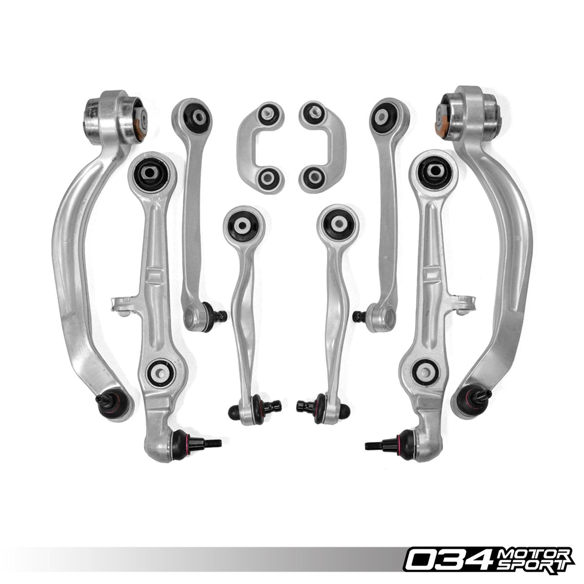 034 Motorsport Control Arm Kit, Density Line, B6-B7 Audi A4-S4-RS4