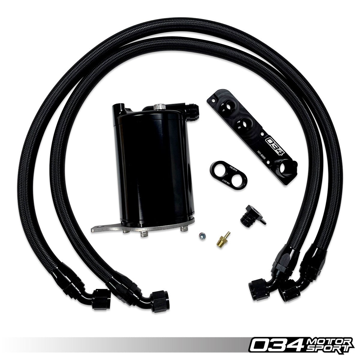 034 Motorsport Catch Can Kit, 8J-8P Audi TT-A3 & Mkv Volkswagen GTI-Gli 2.0T Fsi