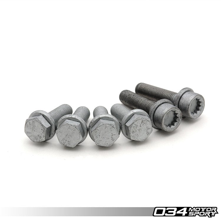 034 Motorsport X-Brace Stretch Bolt Subframe Hardware Kit For B8.5 (Facelift) Models