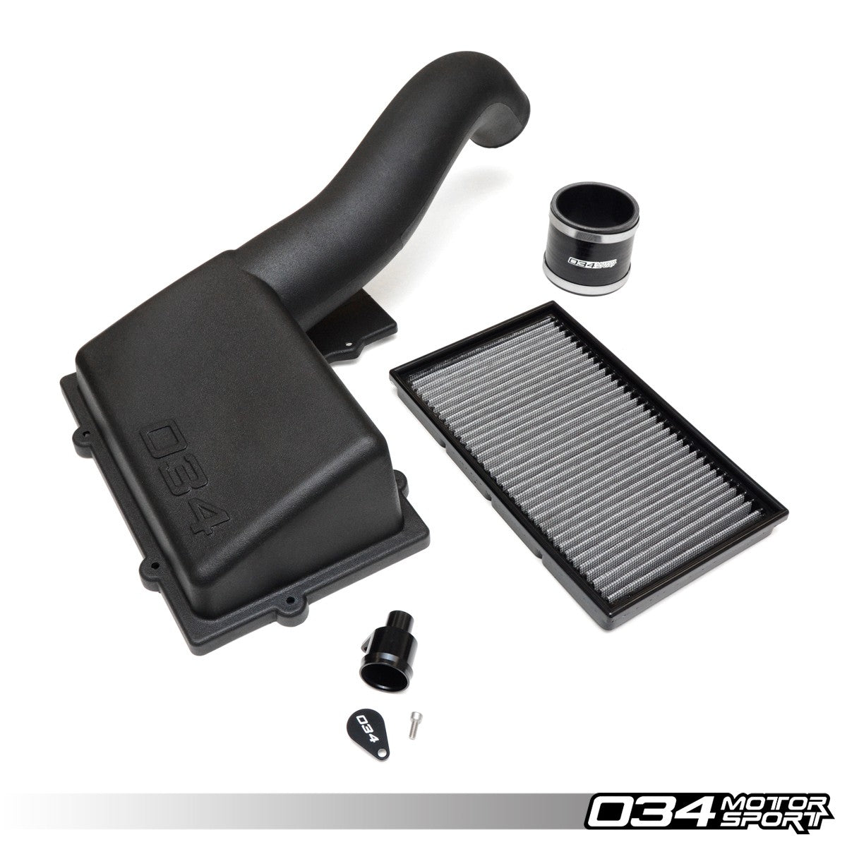 034 Motorsport P34 Performance Cold Air Intake, 8V Audi A3-S3-TT-TTS & MK7 MK7.5 Volkswagen Golf-GTI-R, 1.8T-2.0T Gen 3 (MQB)
