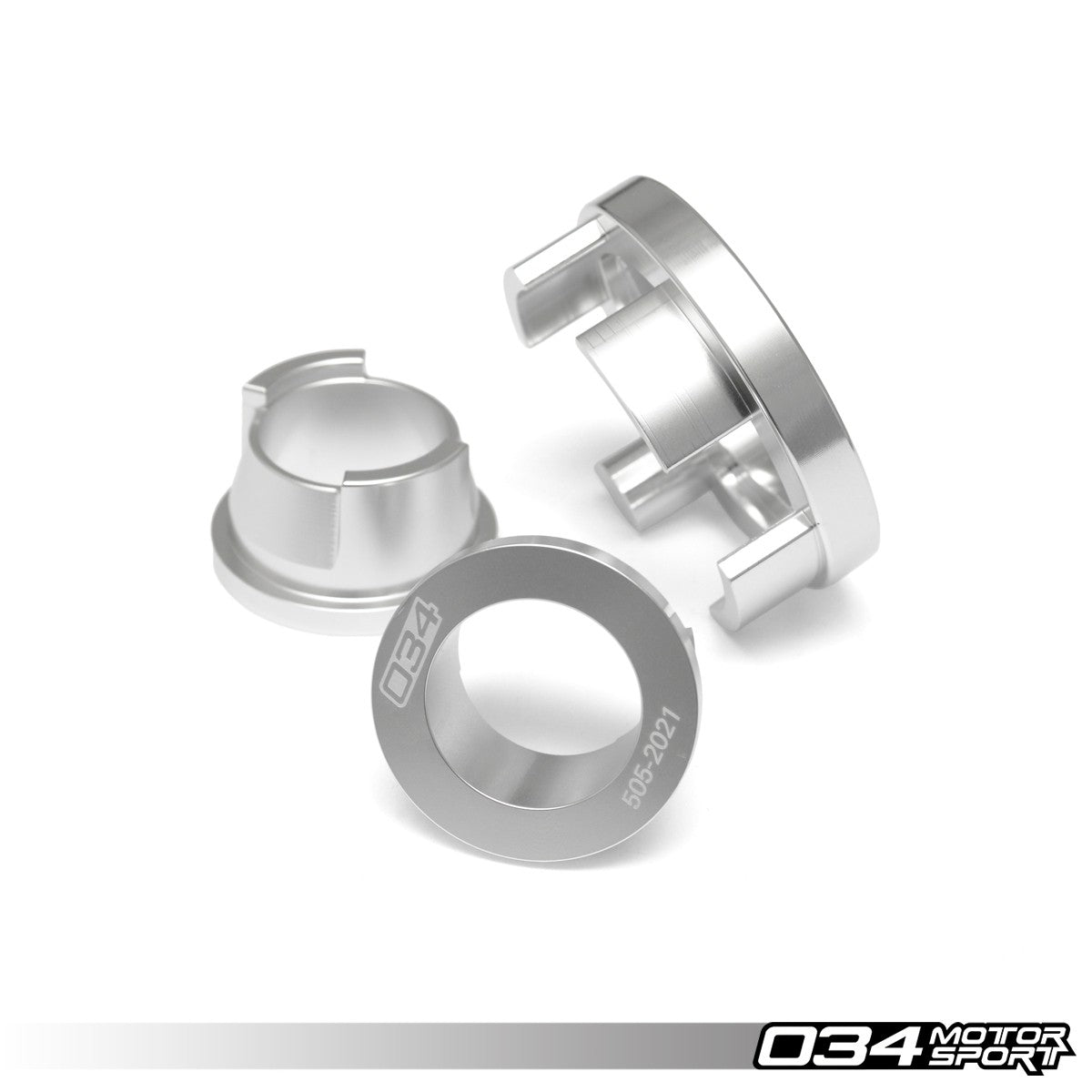 034 Motorsport Billet Aluminum Rear Differential Mount Insert Kit, B9 Audi A4-S4-S5-RS5 & Allroad