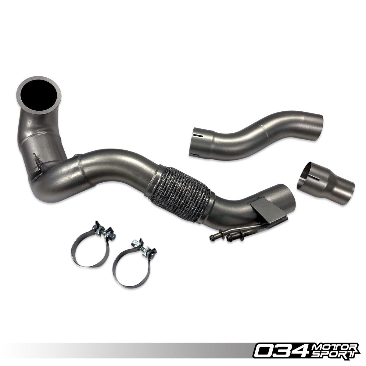 034 Motorsport Cast Stainless Steel Racing Downpipe, MK7 MK7.5 Volkswagen Golf-GTI & 8V Audi A3 FWD