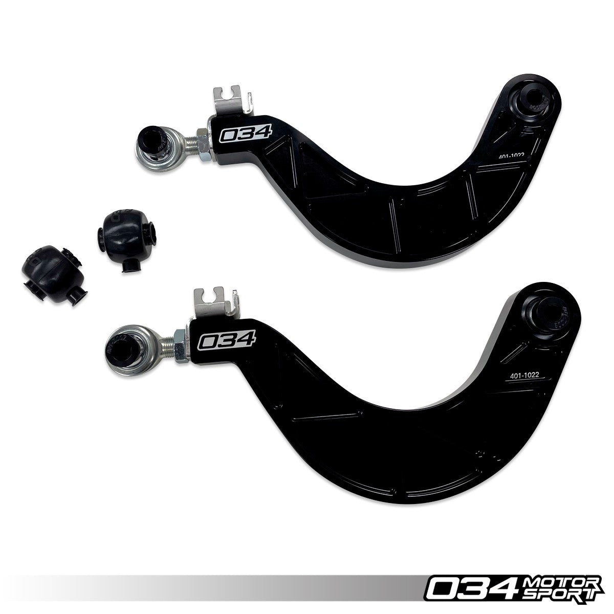 034 Motorsport Control Arm Pair, Motorsport, Rear Upper Adjustable, 8J-8P-8V Audi A3-S3-RS3-TT-TTS-TTRS & Mk5-Mk6-Mk7 Volkswagen Golf-Jetta-GTI-Gli