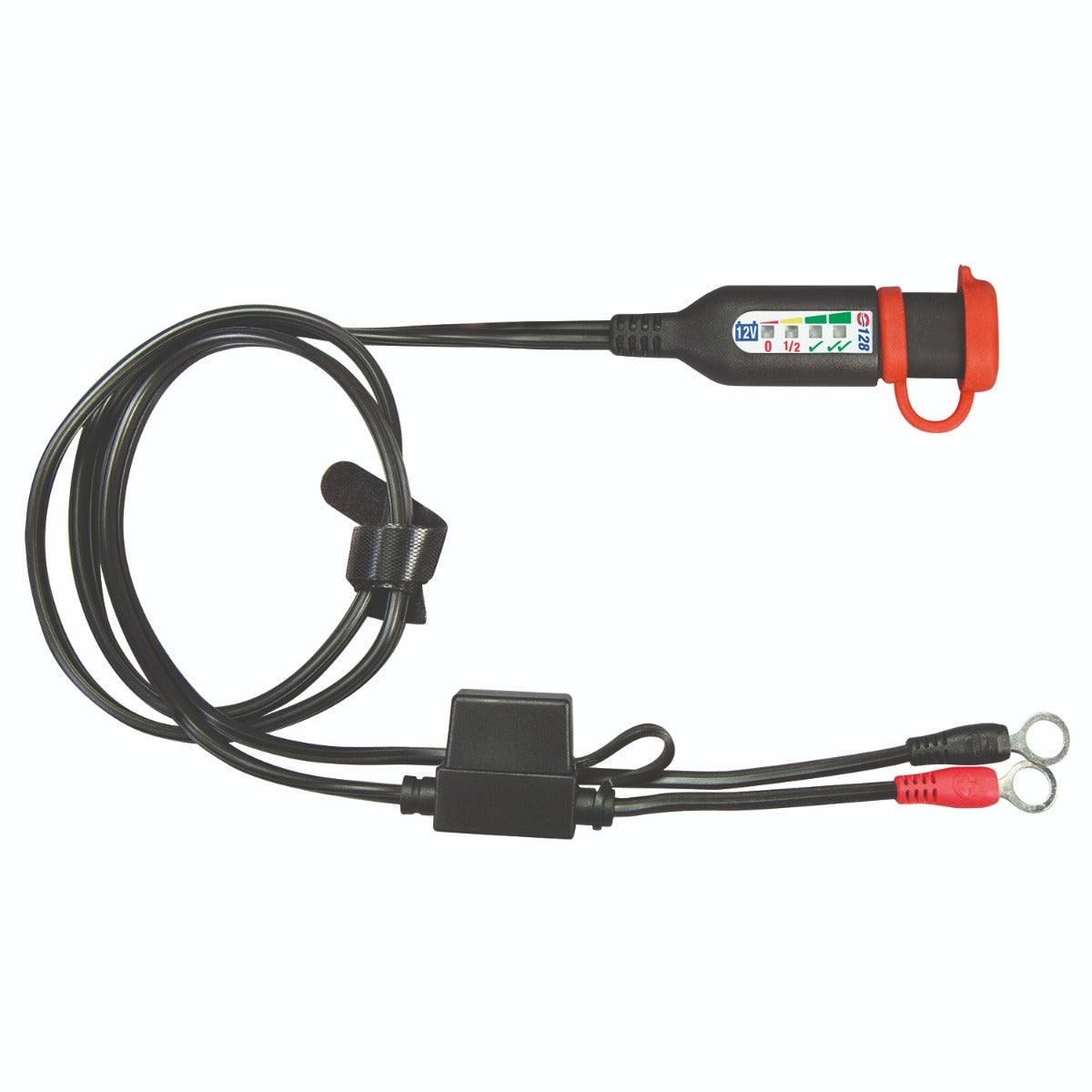 OPTIMATE MONITOR, PERMANENT BATTERY LEAD WITH INTEGRATED BATTERY STATUS - CHARGE SYSTEM MONITOR FOR 12V LEAD-ACID (UH011-AC5)