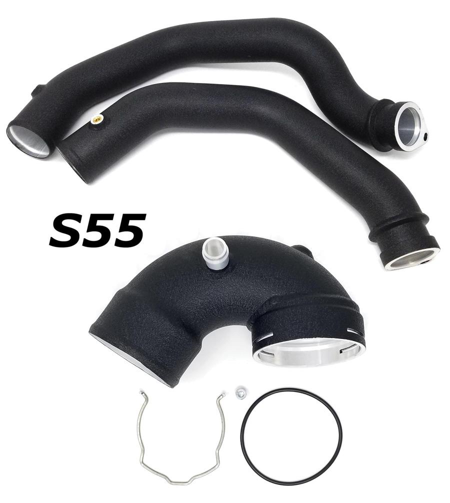 BMS M3-M4 S55 Aluminum Replacement Chargepipes
