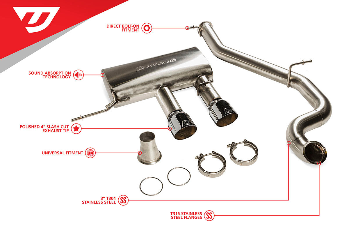 UNITRONIC CAT-BACK FOR MK6 GOLF R